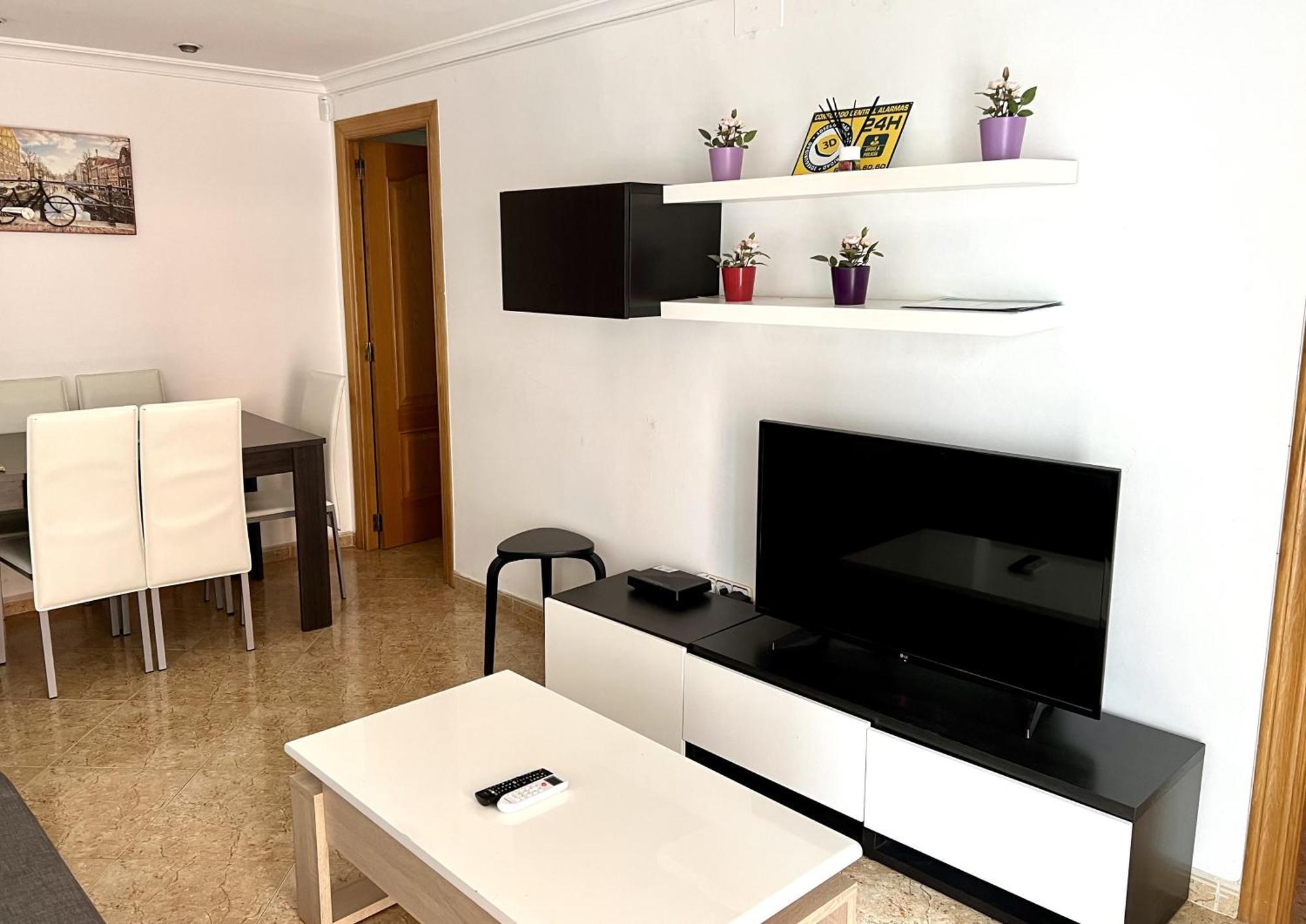 Moderno Y Acogedor Apartamento Para 6 Personas Valencia Eksteriør billede