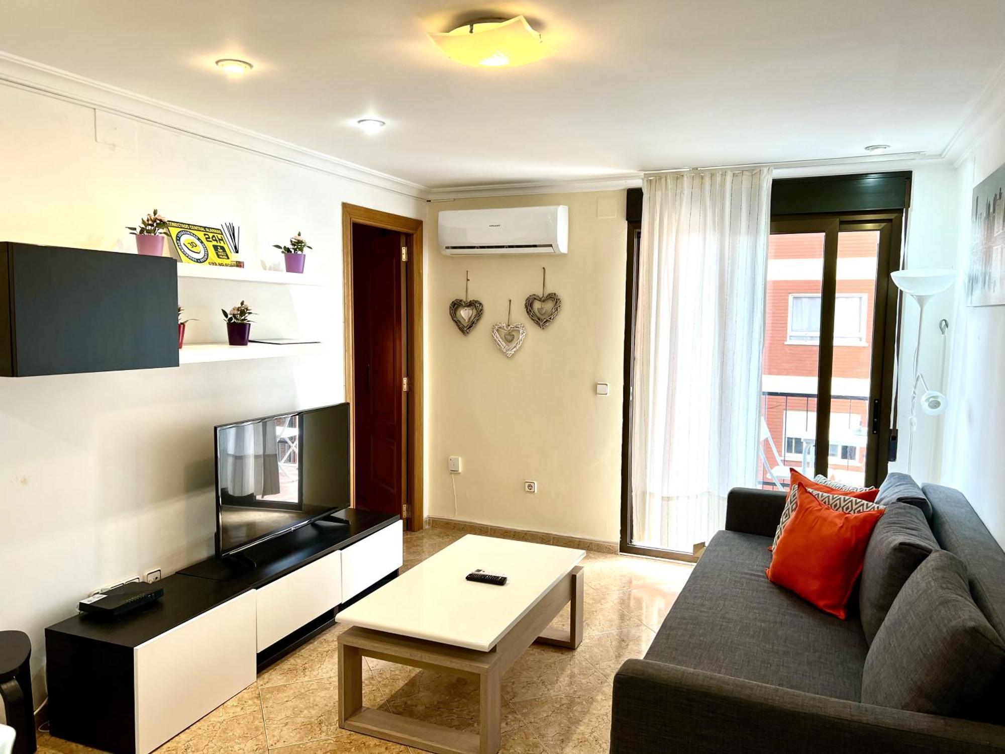 Moderno Y Acogedor Apartamento Para 6 Personas Valencia Eksteriør billede